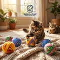 🐱 CozyBell™ Yarn Cat Toy Balls